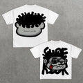 Vintage Big Face Graphic Cotton T-Shirt Hoodie, Sweatshirt | RetroVerseTees.com