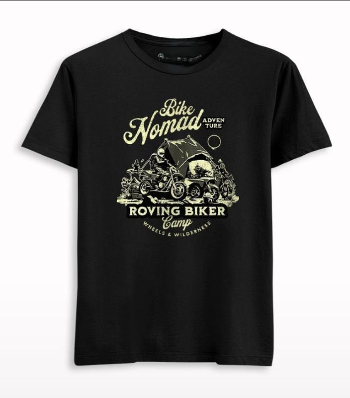 Vintage Bike Nomad T-shirt Unisex T-Shirt - Graphic Tee  Top - Women, Womenswear Hoodie, Sweatshirt | RetroVerseTees.com