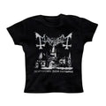 Vintage Black Metal Baby Tee, Summer Top 90s, Gothic Emo Girl Baby Tee, Y2k Top Women Streetwear, Grunge 2000s, Women...