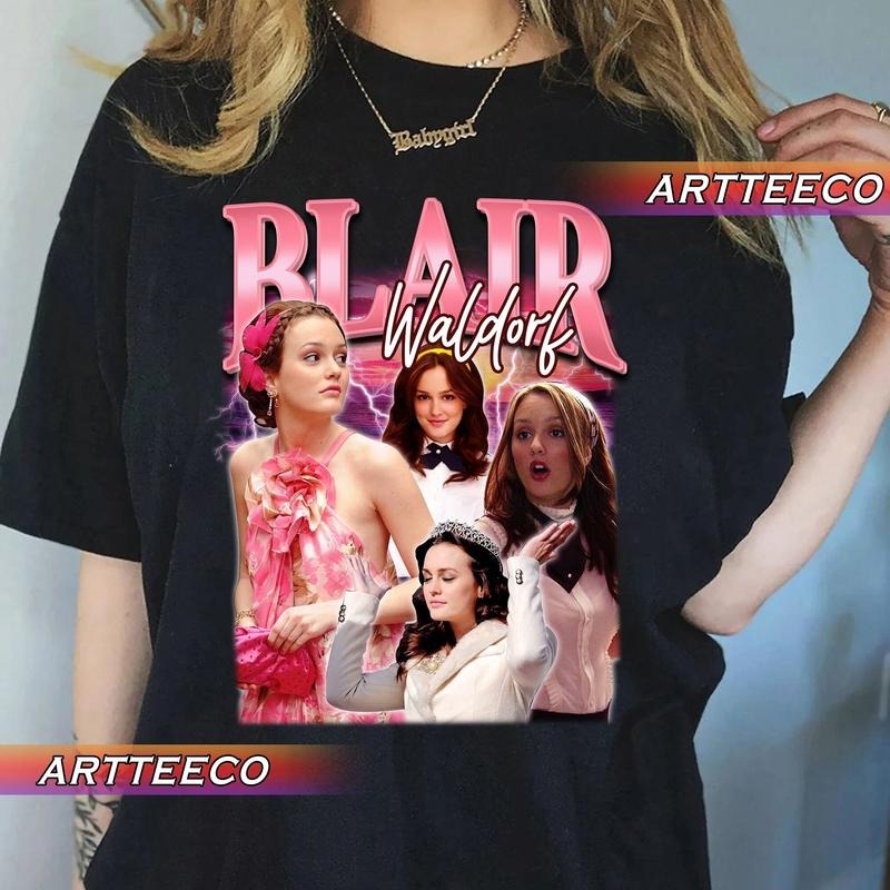 Vintage Blair Waldorf T-shirts Sweatshirt Bootleg Tee Hoodie Cotton | RetroVerseTees.com