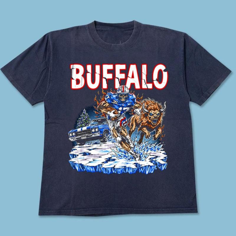 Vintage Buffalo Football Cotton Game Day Unisex T shirt Hoodie, Sweatshirt | RetroVerseTees.com