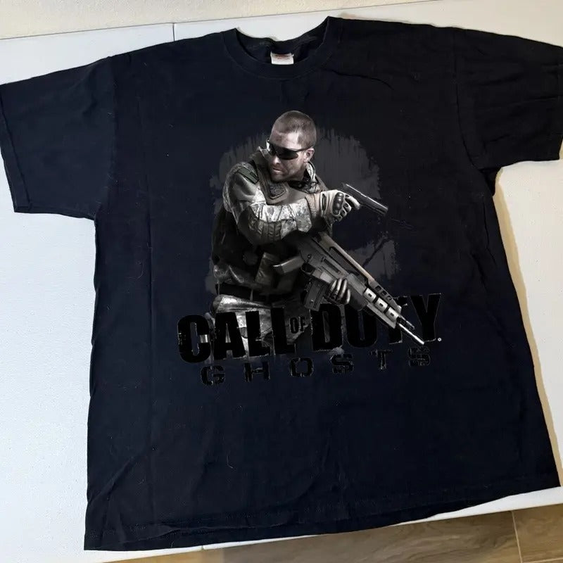 Vintage Call Of Duty Ghost Unisex Shirt All Color All Size Cotton Fit Hoodie, Sweatshirt | RetroVerseTees.com