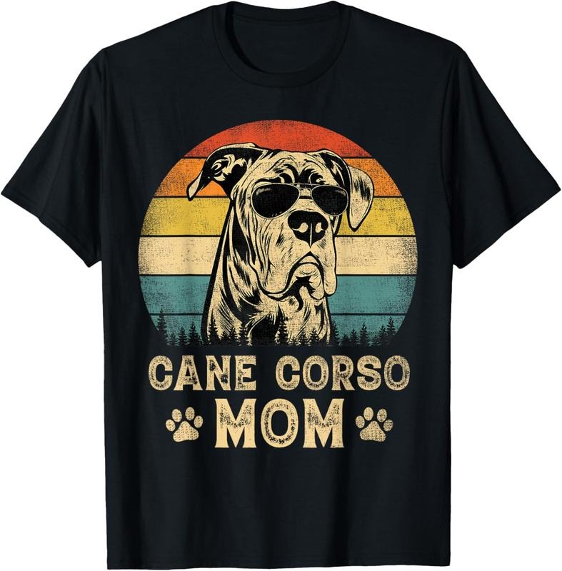 Vintage Cane Corso Mom Dog Lovers TNF'WB shield Day T-Shirt Cotton Fit Hoodie, Sweatshirt | RetroVerseTees.com