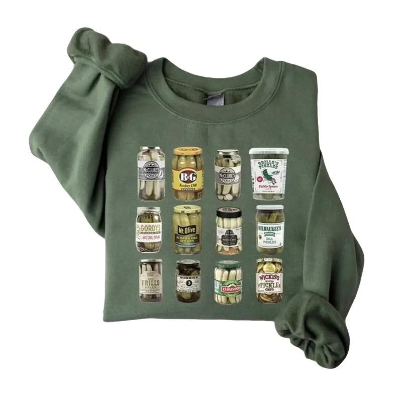 Vintage Canned Pickles Sweatshirt, T-Shirt, Hoodie | RetroVerseTees.com