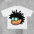 Vintage Cartoon Avatar Print Graphic Cotton T-Shirt Hoodie, Sweatshirt | RetroVerseTees.com