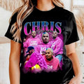 Vintage Ch.Ris Br.Own Bootleg T Shirt, Breezy Graphic Tee Shirt, Ch.Ris Br.Own Homage 90s Tee, Cb Concert Tee, Cb Fans...