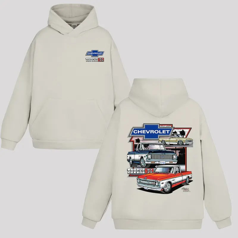 Vintage Chevy Trucks Hoodie, 1967-1972 Hoodie, Shirt for Fan, Shirt for Gift, Graphic Sweatshirt Hoodie | RetroVerseTees.com