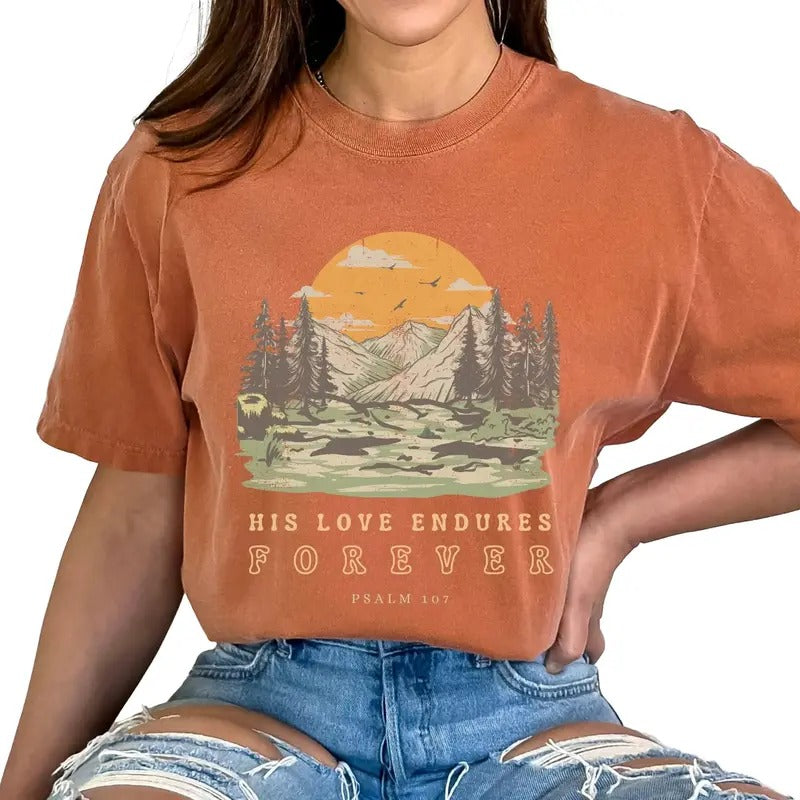 Vintage Christian Faith Shirt for Women Comfort Colors Tshirt, Jesus Tee, Retro Bible Verse Shirt, Religious Clothing...