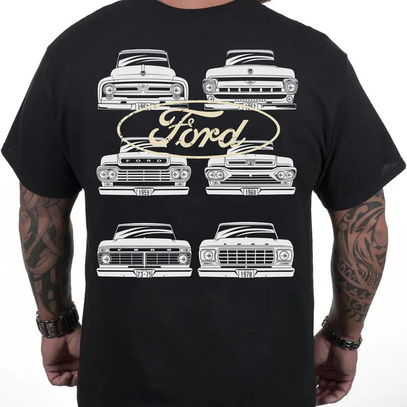 Vintage Classic Ford Trucks Cotton T-Shirt