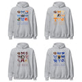 Vintage College Football Bow Ash Hoodie, Retro Football Coquette Hoodie, NCAA College All Team Football for Fan, Casual...