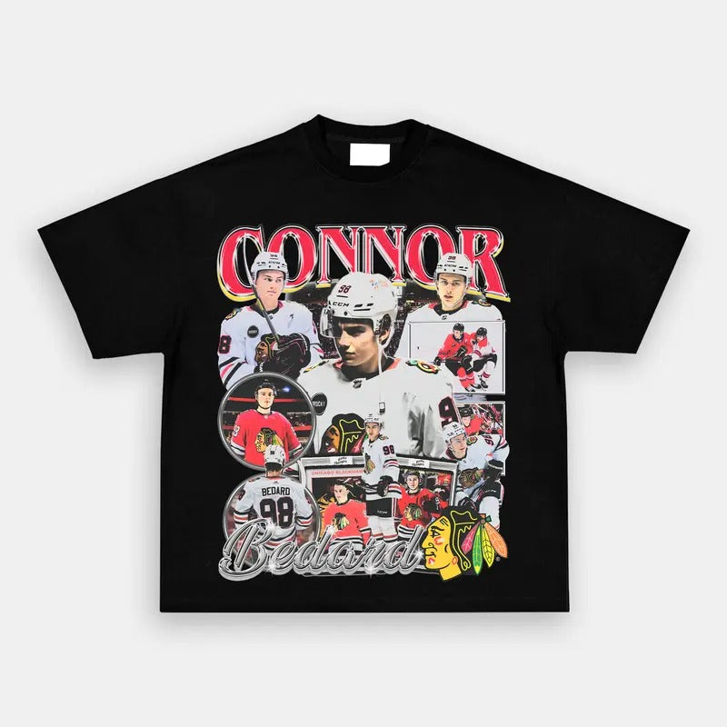 Vintage College Graphic Tee, CONNOR BEDARD TEE Shirt Hoodie, Sweatshirt | RetroVerseTees.com