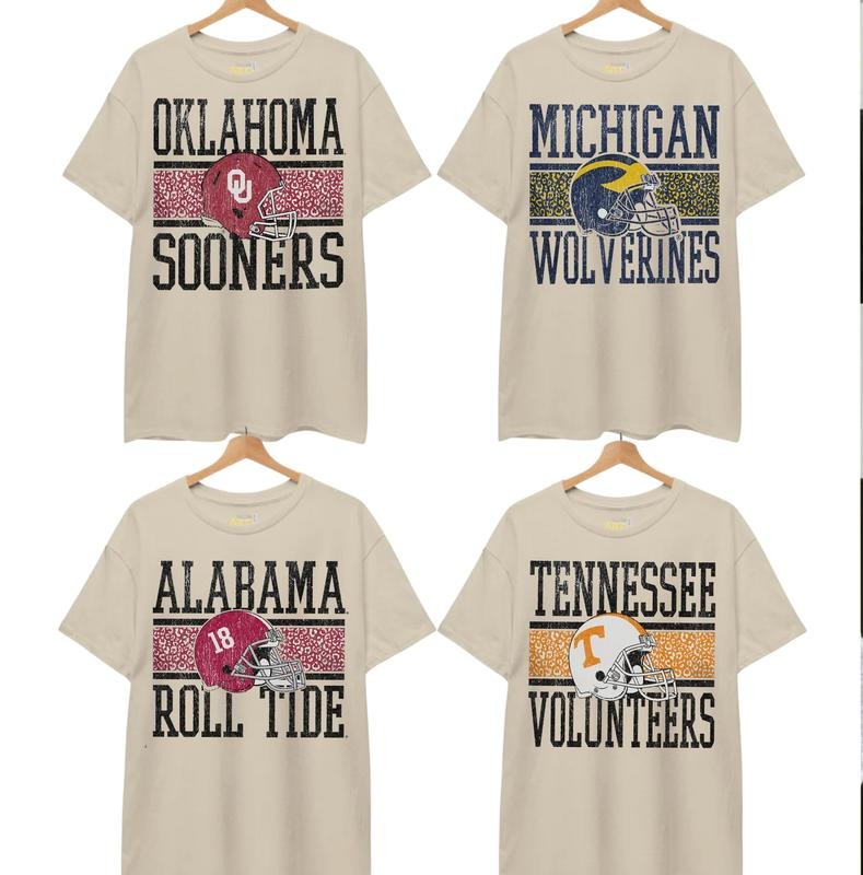 Vintage College NCAA FAIR CATCH PREMIUM FLEECE CREWNECK T-shirt, Vintage T-shirt All Teams NCAA, Classic Sport T-shirt,...