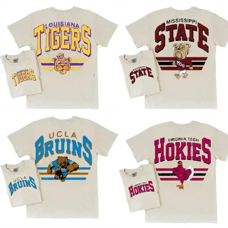 Vintage College Spiky hair fighters Teams Spiky hair fighters NCAA 2Side T-Shirt, Spiky hair fighters Teams NCAA T-Shirt,...