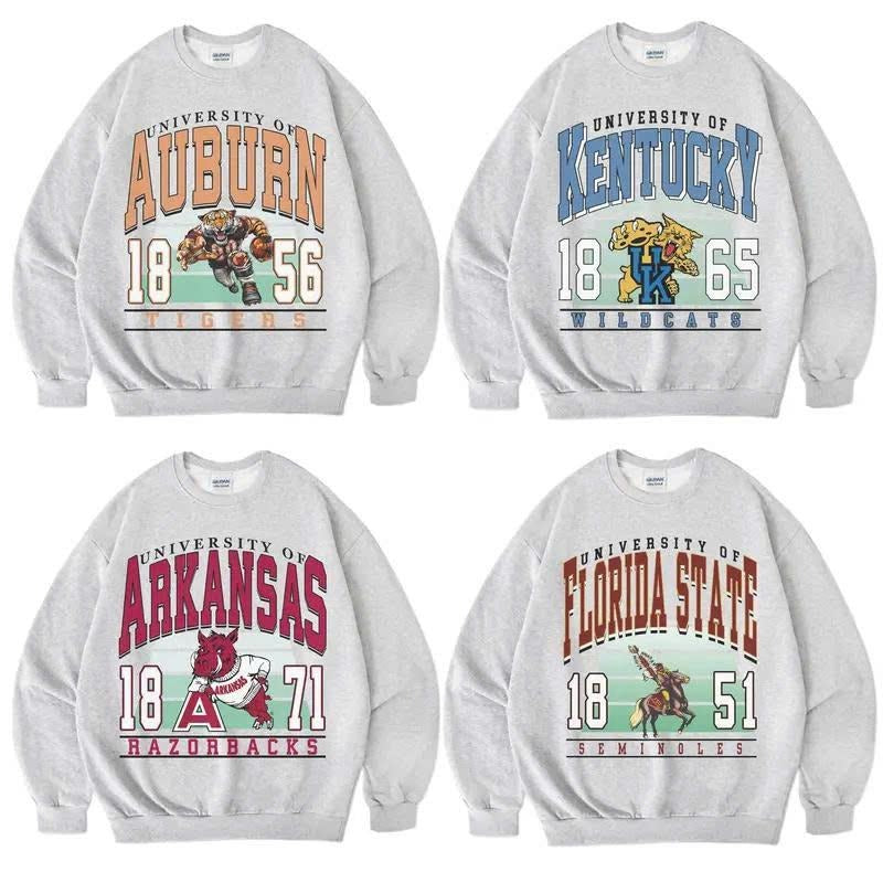 Vintage College Spiky hair fighters University Spiky hair fighters Sport Grey Sweatshirt, Sport Crewneck Sweaters, Game...