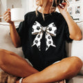 Vintage Coquette Soccer Graphic Shirt, Soccer Bow Sweatshirt, Soccer Mom Shirt, Game Day Shirt, Aesthetic Game Day Shirts...