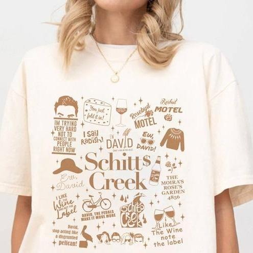 Vintage Doodle Art Homage Schitt's Creek Shirt Schitt's Creek Televison Sitcom Shirt Hoodie, Sweatshirt | RetroVerseTees.com