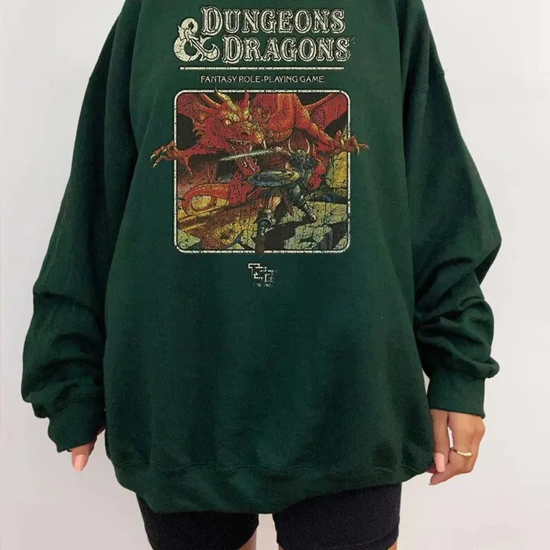 Vintage Dungeons & Dragons 1974 shirt, DnD shirt, Dungeon Master shirt Womenswear Hoodie Sweatshirt | RetroVerseTees.com