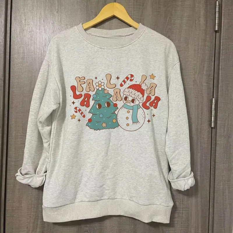 Vintage Fa La La La La Christmas Graphic Tee - Christmas Family Shirt - Merry Christmas - Christian Christmas - Xmas -...