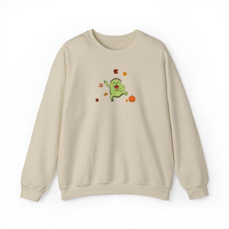 Vintage Fall Hoodie DRG, Sweatshirt DRG Inspired JuJutsu Kaisen Cursed Doll Pumpkin Leaves Anime Manga Inspired Clothing...