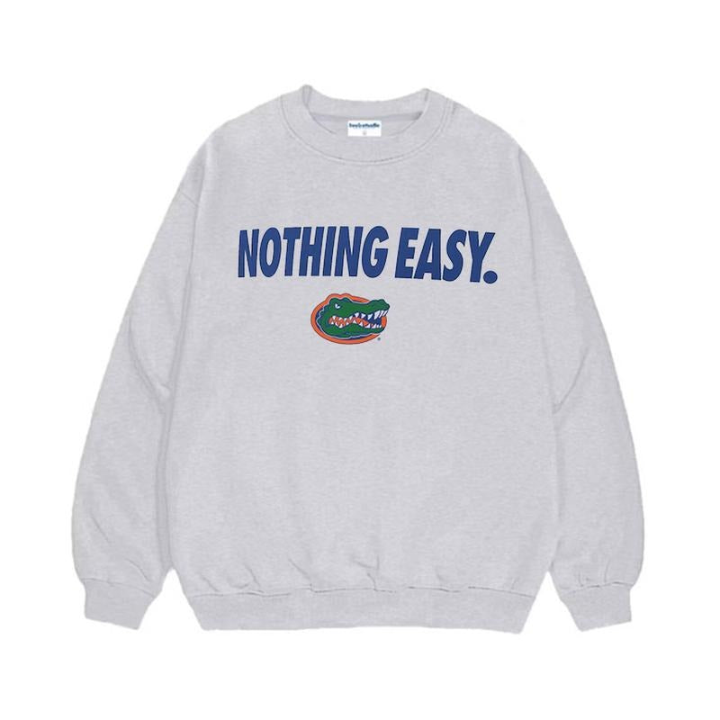 Vintage Florida Gators 2025 On-Court Bench Long Sleeve T-Shirt Sweatshirt Hooodie, Nothing Easy Basketball, Football...