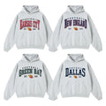 Vintage Football Teams Hoodie - Classic Fit in Ash Grey T-Shirts, Sweatshirt | RetroVerseTees.com