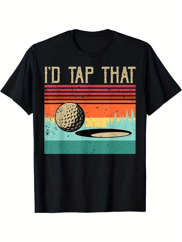 Vintage Golfer Retro Sunet Golf Swoosh'Jumpman Tap That Funny Golf T-Shirt Perfect Blend FOG Comfort Style Durability for...