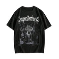 Vintage Goth Men Cross Letter Graphic Tee, Sweatshirt, Hoodie Gift For Women Top Womenswear Underwear Cotton Polyester...