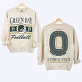 Vintage Green Bay Spiky hair fighters Two Side Shirt, Lambeau Field Stadium, Green Bay Spiky hair fighters Shirt, Graphic...