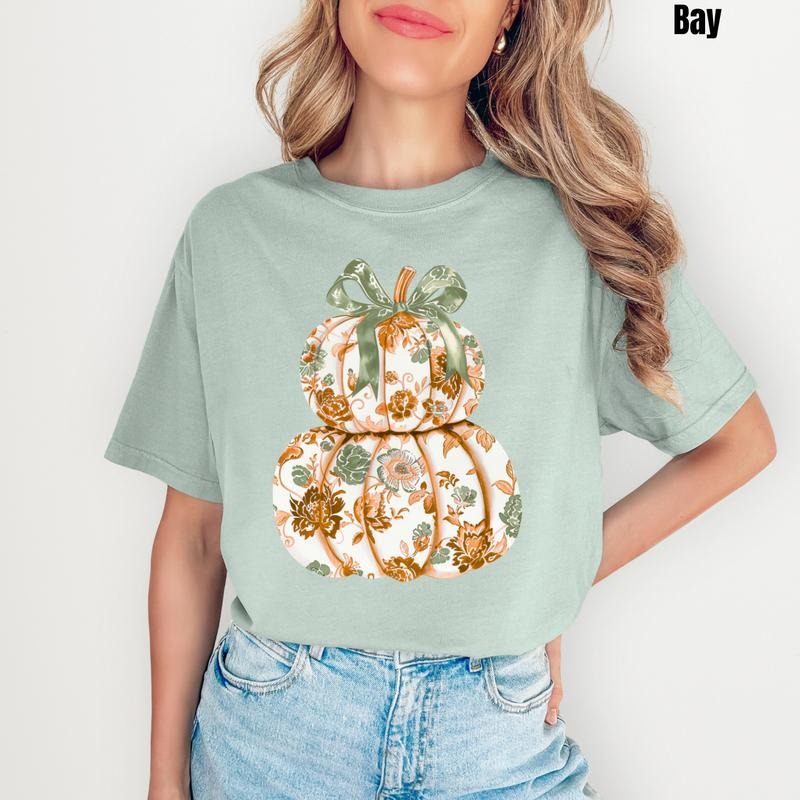 Vintage Green Pumpkins Comfort Colors T-Shirt 'NLB' Hoodie, Sweatshirt | RetroVerseTees.com