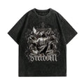Vintage Grunge Punk Retro Distressed Snow Flake & Letter Graphic Tee, Sweatshirt, Hoodie Gift For Women Top Womenswear...