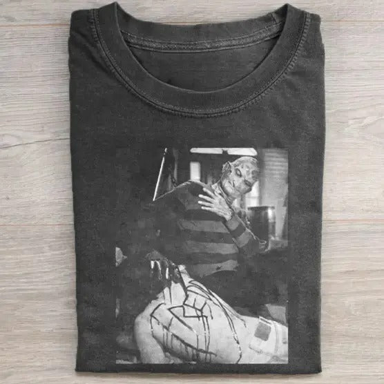 Vintage Halloween Graphic T-shirt, Freddy Krueger Tee, Horror Movie Shirt, Horror Character, Funny Halloween Shirt,...