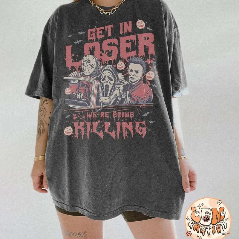Vintage Halloween Horror Movie Shirt, Retro Scream Shirt, Michael Myers Halloween Shirt, Halloween Horror Movie Shirt,...