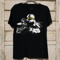 Vintage Halo Black T-Shirt Cotton Menswear Cotton Menswear T-Shirt Top Hoodie, Sweatshirt | RetroVerseTees.com