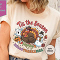 Vintage Happy Hallothanksmas Shirt Happy Halloween Thanksgiving Christmas Sweatshirt Holiday Season Funny Teestyle{n002}2...