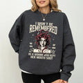 Vintage I Won't Be Remembered As A Woman Who Kept Her Mouth Shut Sweatshirt, Retro Feminism Crewneck, Anti-Patriarchy...