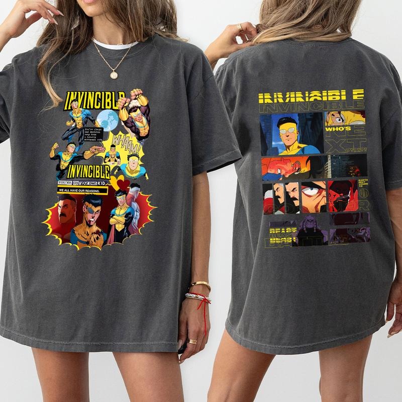 Vintage Invincible TV Show Mark Invincible shirt, Superhero Fan Gift, Comic Book Bootleg Fan Tee Hoodie, Sweatshirt