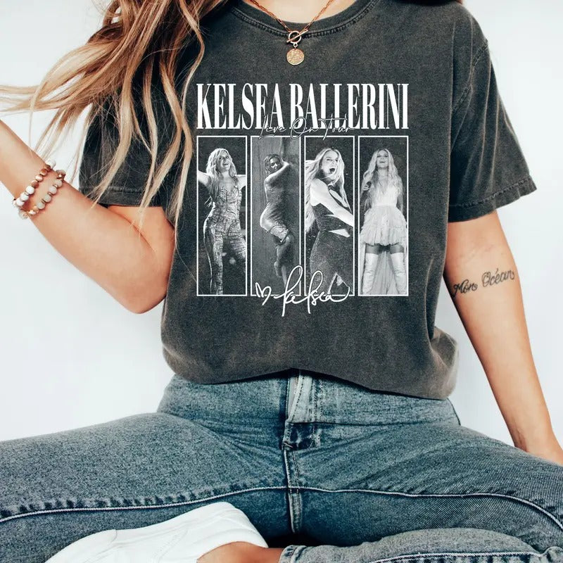 Vintage Kelsea Ballerini T-shirt Kelsea Ballerini Live On Tour 2025 Sweatshirt Kelsea Ballerini Merch Kelsea Ballerini...