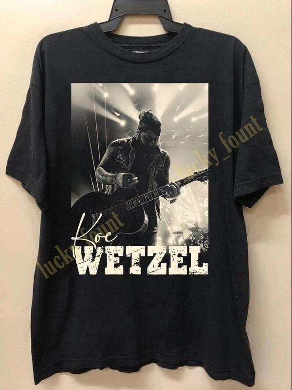 Vintage Koe Wetzel Music 2024 T-shirt Hoodie, Sweatshirt | RetroVerseTees.com