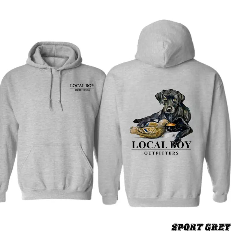 Vintage Local Boy  Duck Hunting Classic Unisex Top, Hoodie - Sweatshirt - Tee | RetroVerseTees.com