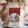 Vintage Marlboro Cowboy T-Shirt Retro Tee Wild West Hoodie, Sweatshirt | RetroVerseTees.com