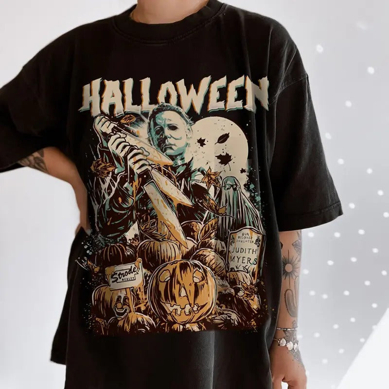 Vintage Michael Halloween Shirt Comfort Colors, Halloween Film Shirt, Horror Movie Shirt, 13th Of June Michael M Tee...