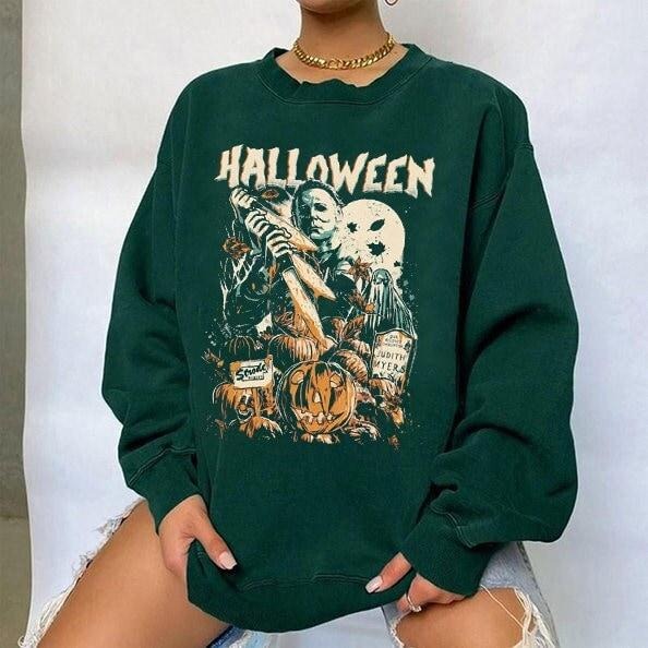 Vintage Michael Myers Halloween Sweatshirt, Michael Myers Shirt, Horror Movies Shirt, Horror Character Shirt, Halloween...