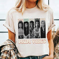 Vintage Mom Vibes T-Shirt, Vintage Movie Shirt, Old Movie Tee, Movie Shirt, Graphic Tee Womenswear Fabric Top Printed...