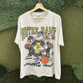 Vintage N0tre Dame Fighting Irish L00ney Tunes T-shirt Classic Cotton Menswear Top Embroidered Hoodie Sweatshirt