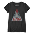 Vintage NASA Shuttle Womens Scoopneck T-Shirt - Black Hoodie, Sweatshirt | RetroVerseTees.com