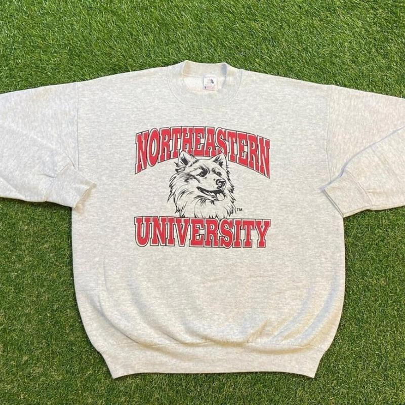 Vintage Northeastern University Crewneck Sweatshirt, Northeastern University Sweatshirt, Northeastern University...