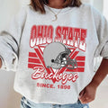 Vintage Ohio Football Sweatshirt, College Football Sweatshirt, Retro Ohio Sweatshirt T-Shirts, Hoodie | RetroVerseTees.com