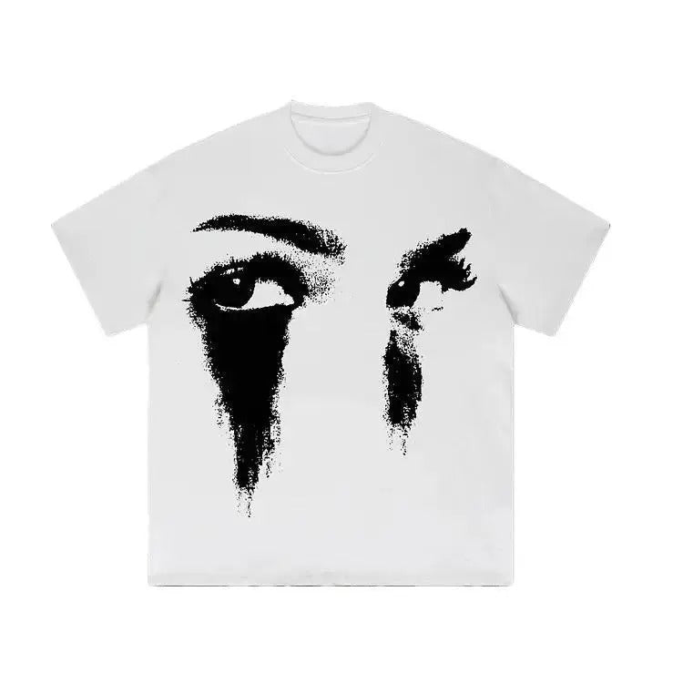 Vintage Portrait Graphic Print Cotton Casual T-Shirt Hoodie, Sweatshirt | RetroVerseTees.com