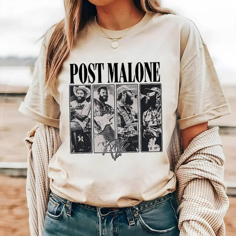 Vintage Post Mallone Shirt, Mallone Rap Music Tee, Post F1 Trillion Tour Shirt, Posty Rapper Shirt, Mallone Music The...