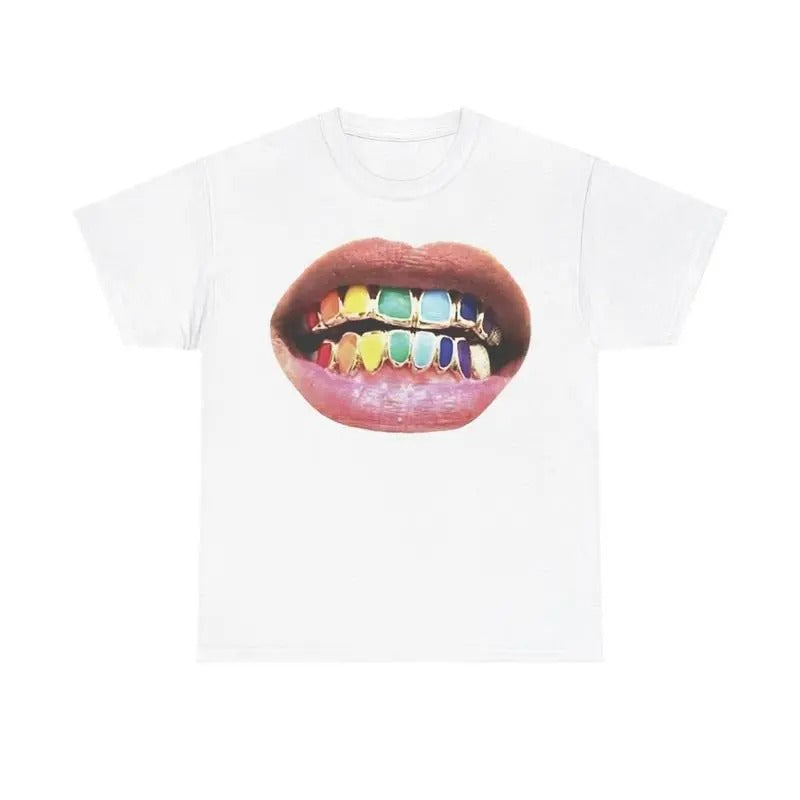 Vintage Rainbow Grill Lover Graphic T-Shirt Breathable Cotton Hoodie, Sweatshirt | RetroVerseTees.com